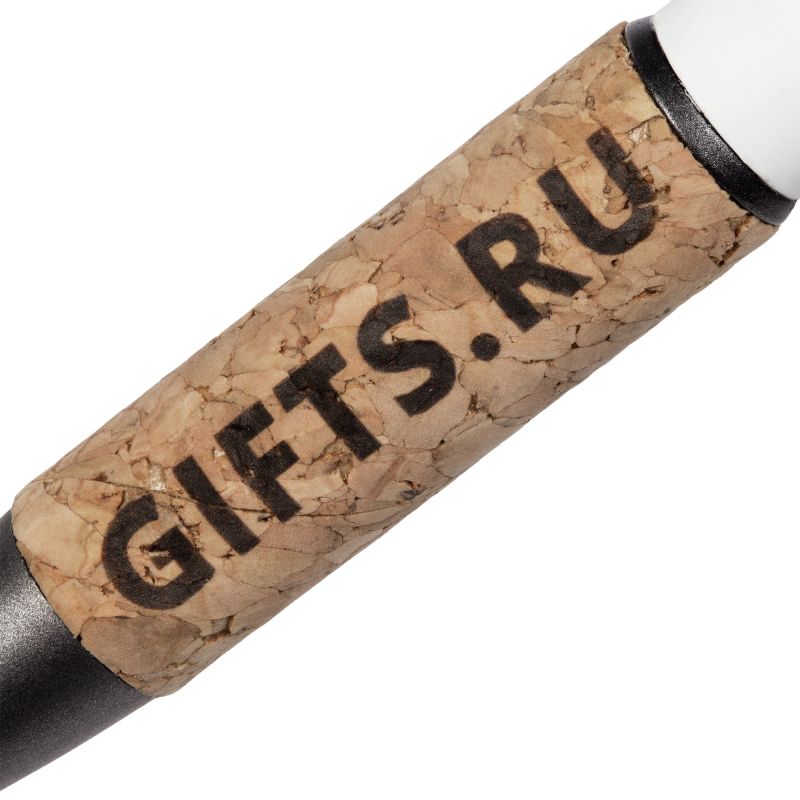 Ручка шариковая Cork, белая